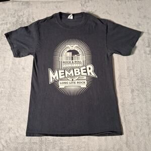 ROCK AND ROLL HALL OF FAME MUSEUM T-Shirt Size Small Vintage Short Sleeve Cotton